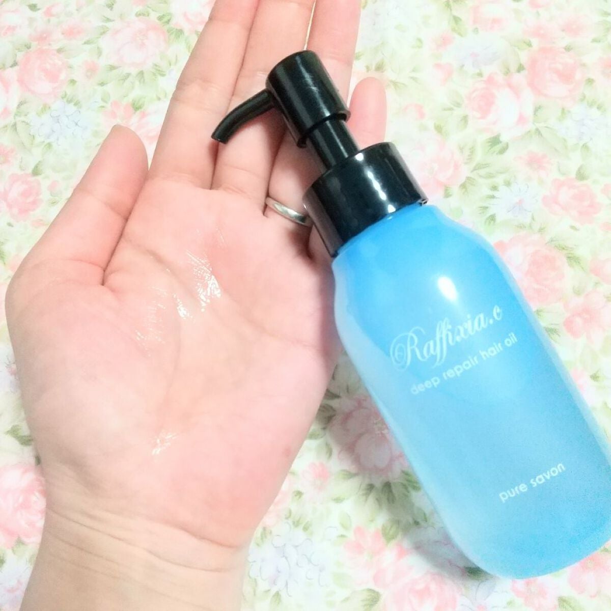 ディープリペア ヘアオイル ピュアサボン/Raffixia.c/ヘアオイルを使ったクチコミ(2枚目)