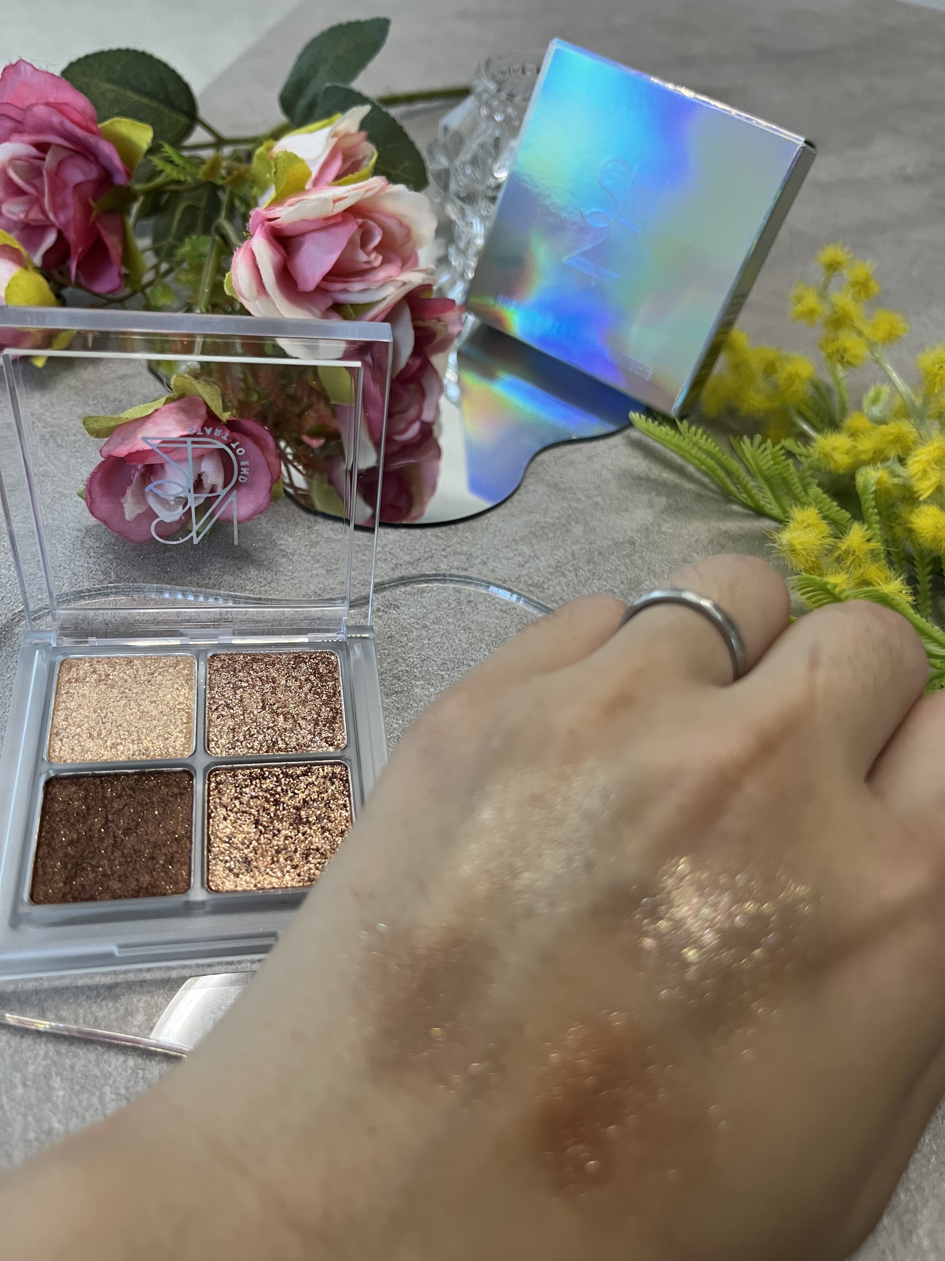 インフィニティフラターグリッター/S2ND/マルチパレットを使ったクチコミ（2枚目）