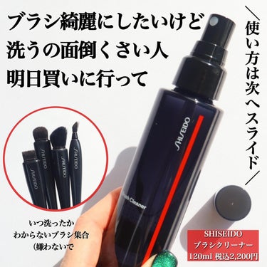 SHISEIDO ブラシクリーナー/SHISEIDO/その他化粧小物を使ったクチコミ（2枚目）