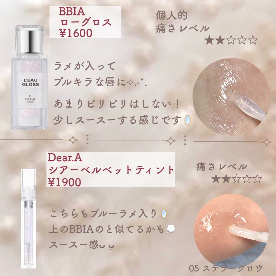 シアーベルベットティント/Dear.A/リップティントを使ったクチコミ（2枚目）