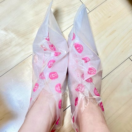 あしやすめ 足裏角質ケアパック/鎌倉ライフ/レッグ・フットケアを使ったクチコミ(4枚目)