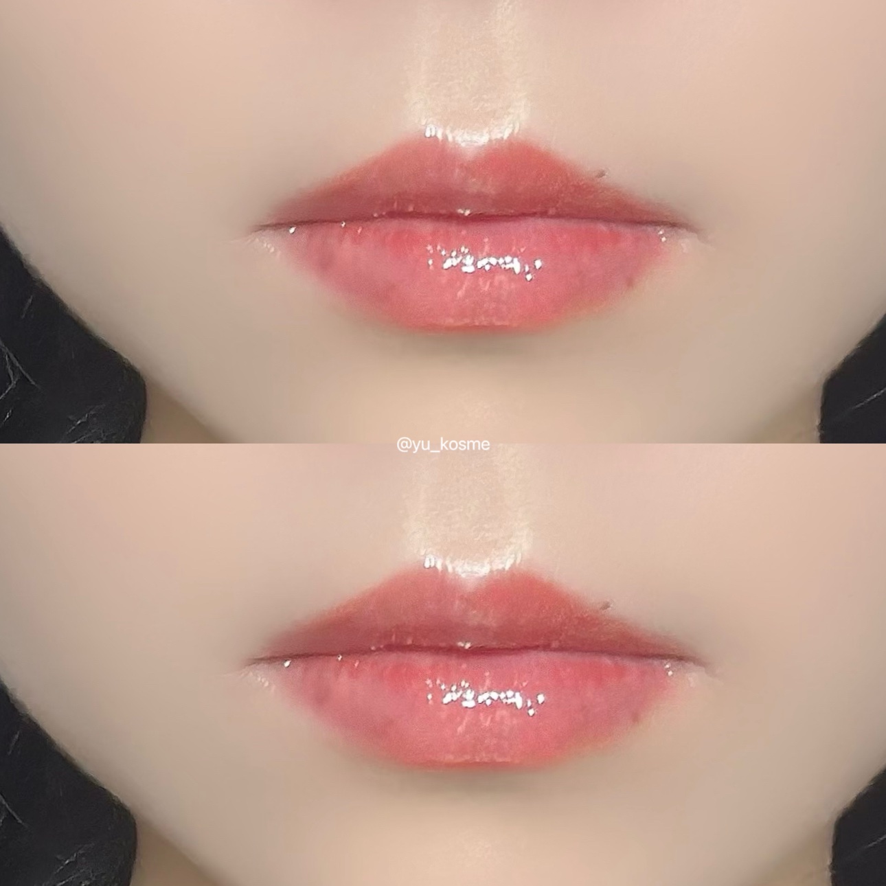 グラスティングカラーグロス/rom&nd/リップグロスを使ったクチコミ（3枚目）