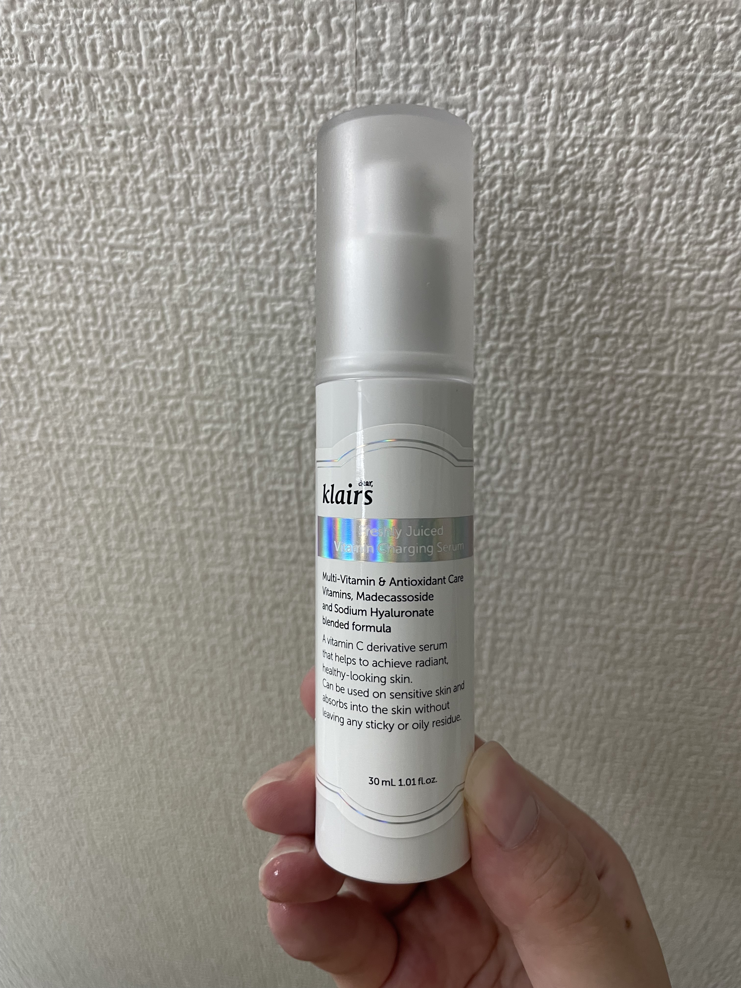 フレッシュリージュースドビタミンチャージングセラム(30ml)/Klairs/美容液を使ったクチコミ（1枚目）