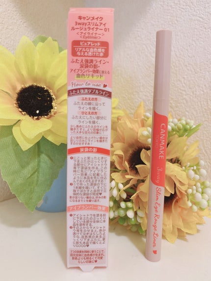 3wayスリムアイルージュライナー/キャンメイク/リキッドアイライナーを使ったクチコミ(2枚目)