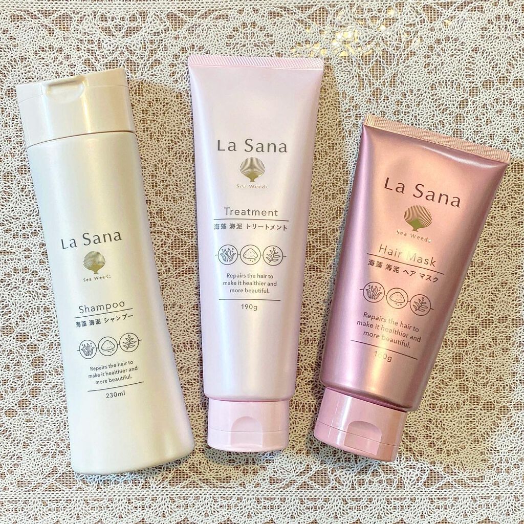 ラサーナ 海藻 海泥 シャンプー/トリートメント/ラサーナ/市販シャンプーを使ったクチコミ(1枚目)