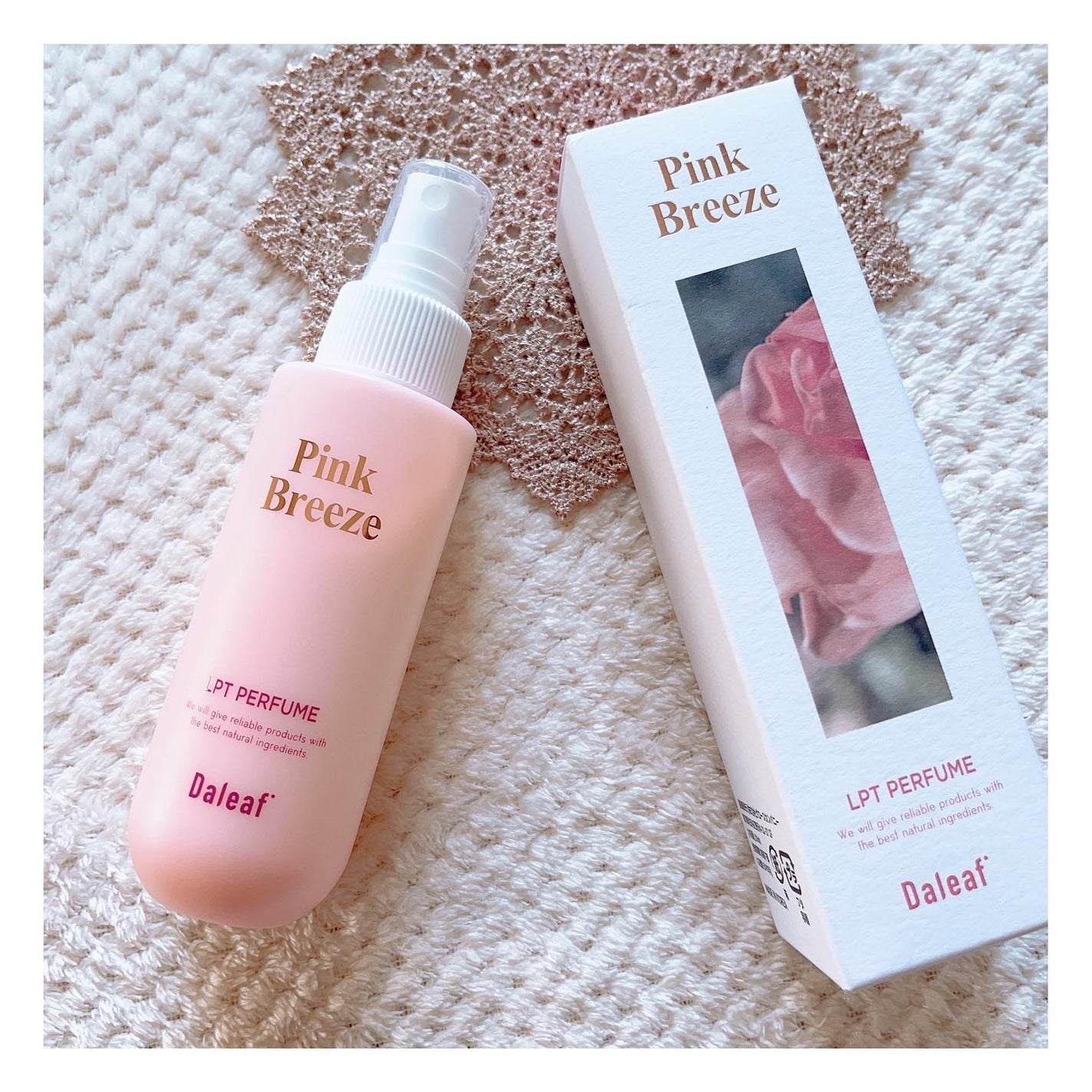 パフュームヘアパックインミスト Pink Breeze/Daleaf/アウトバストリートメントを使ったクチコミ(4枚目)