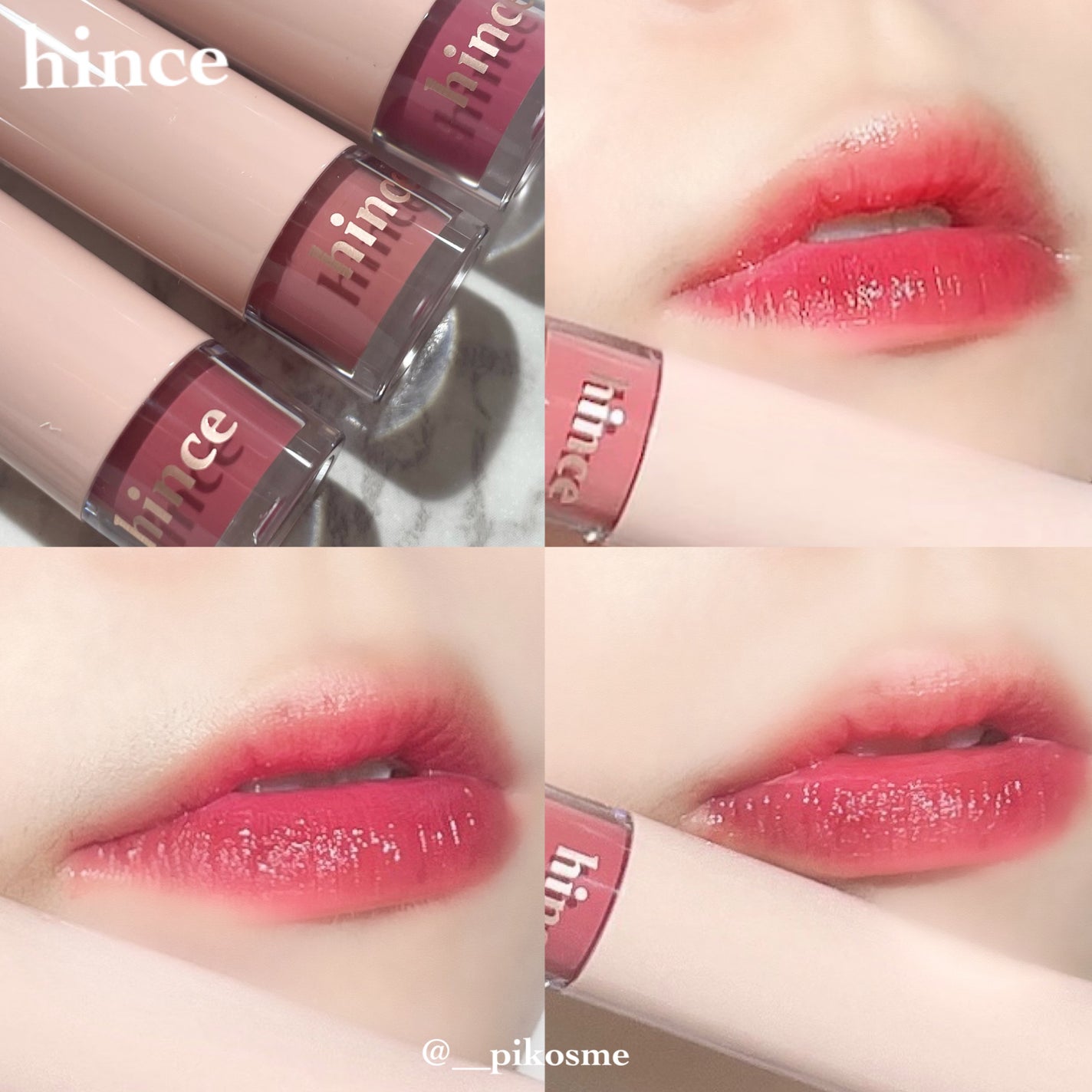 ムードインハンサーウォーターリキッドグロウ/hince/口紅を使ったクチコミ(1枚目)