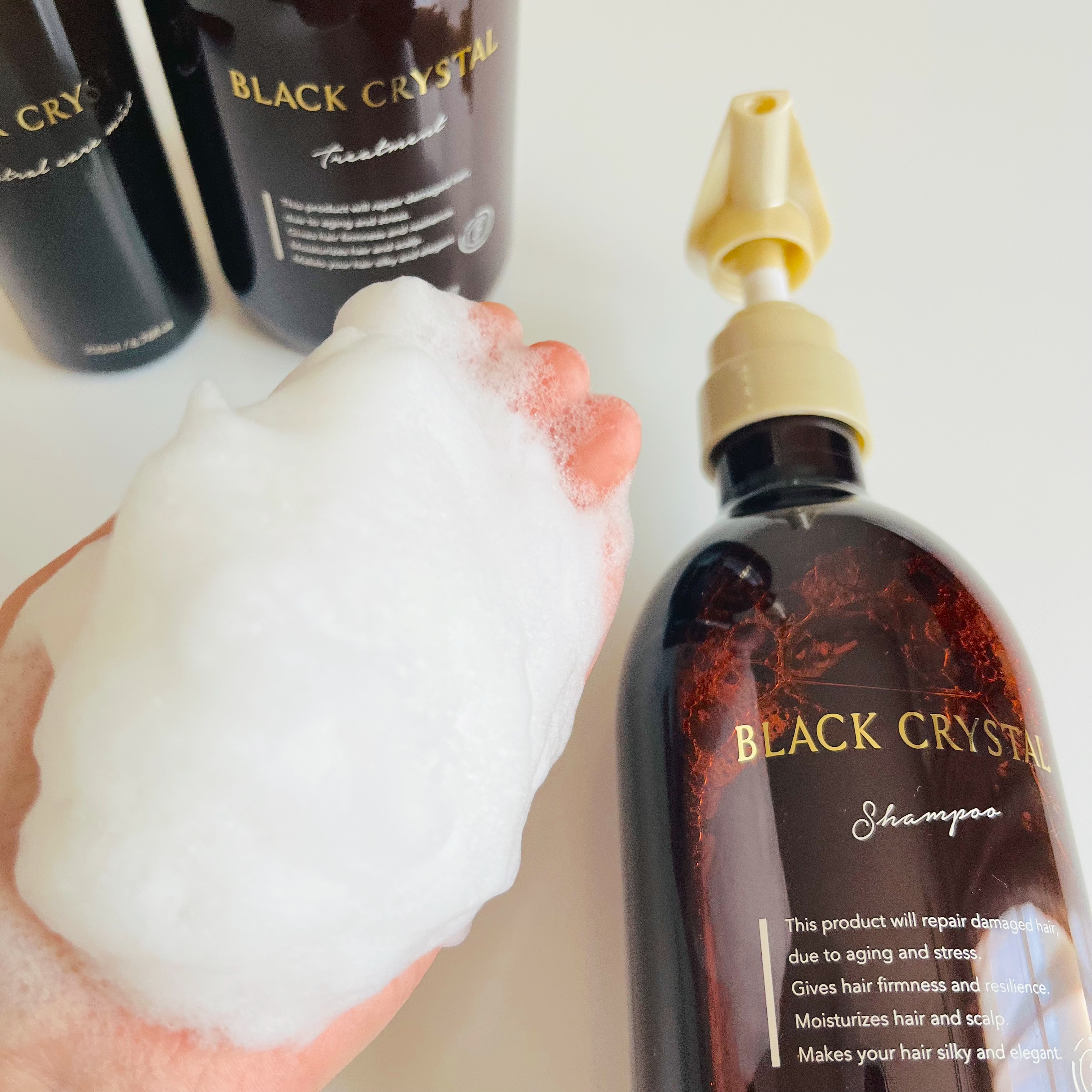 ニュートラルケアミスト/BLACK CRYSTAL/アウトバストリートメントを使ったクチコミ（3枚目）