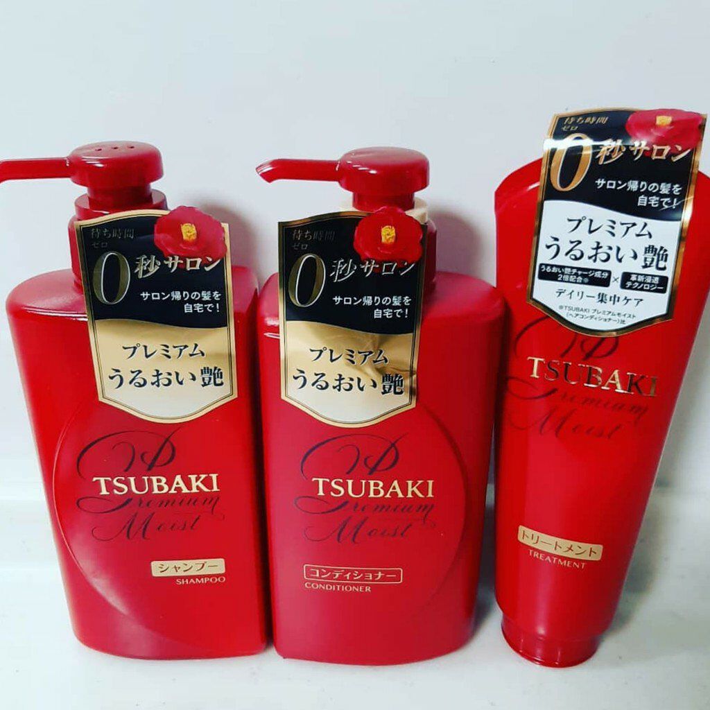 プレミアムモイスト シャンプー／ヘアコンディショナー/TSUBAKI/市販シャンプーを使ったクチコミ（1枚目）