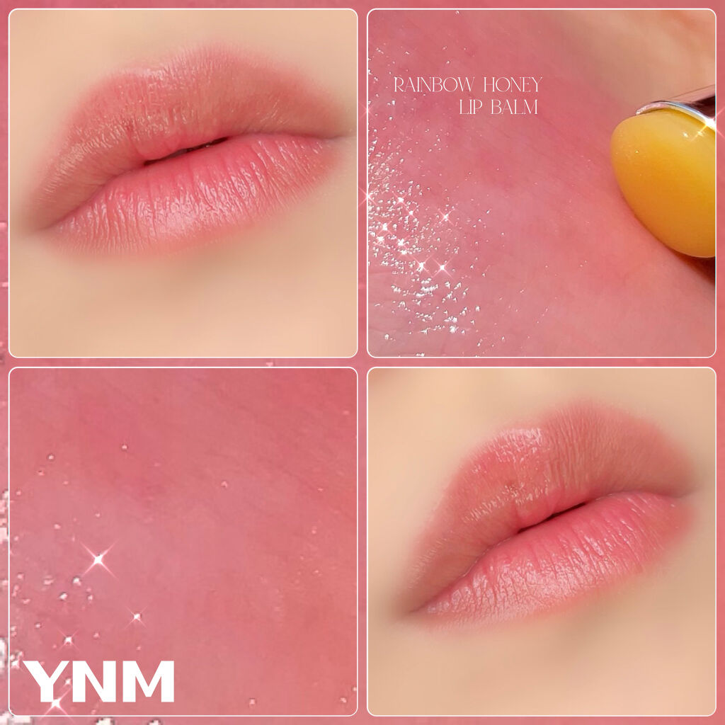 YNM  レインボーハニーリップバーム/YNM/リップバームを使ったクチコミ（3枚目）