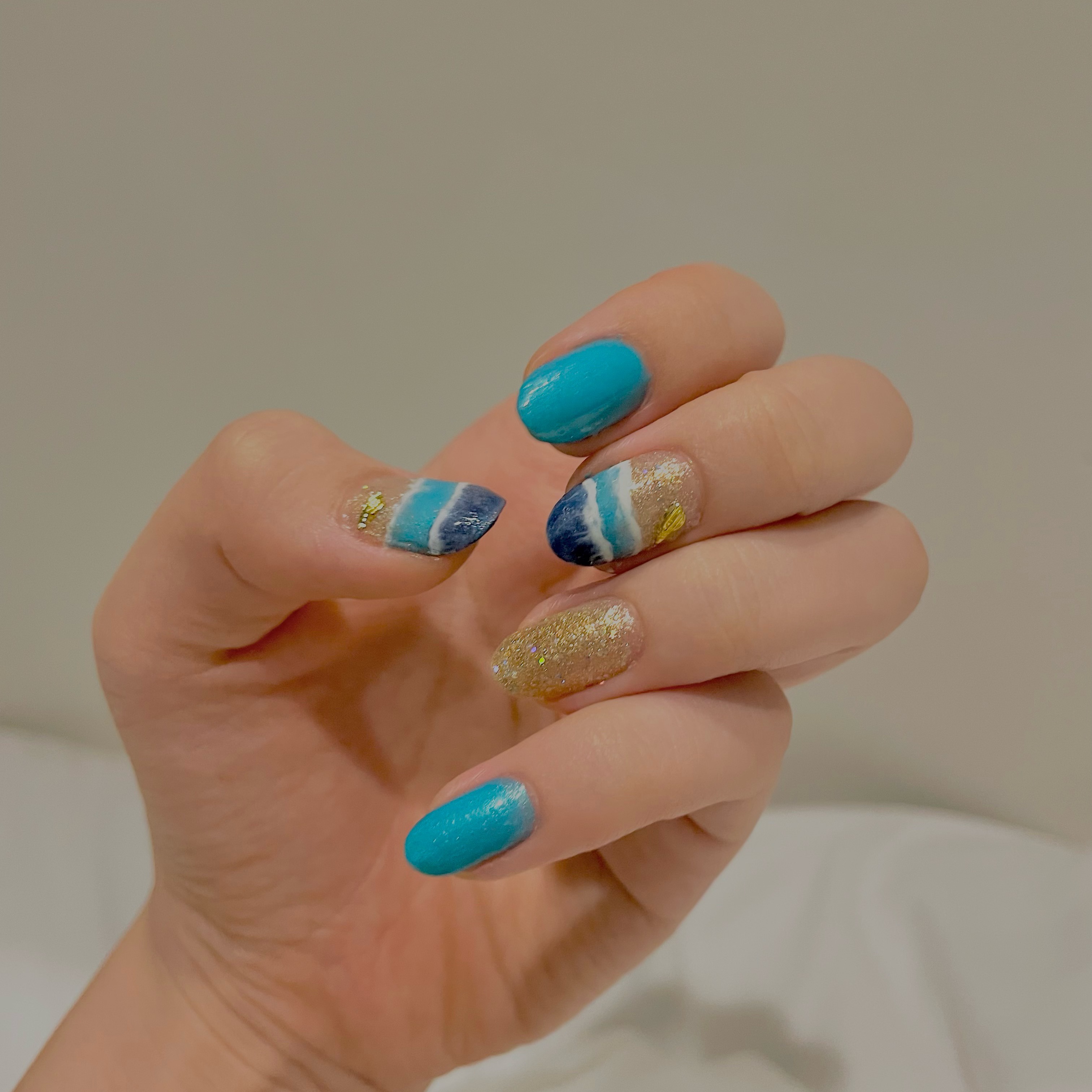 ネイルエナメルカラーN BU-1/KATE/マニキュアを使ったクチコミ（2枚目）