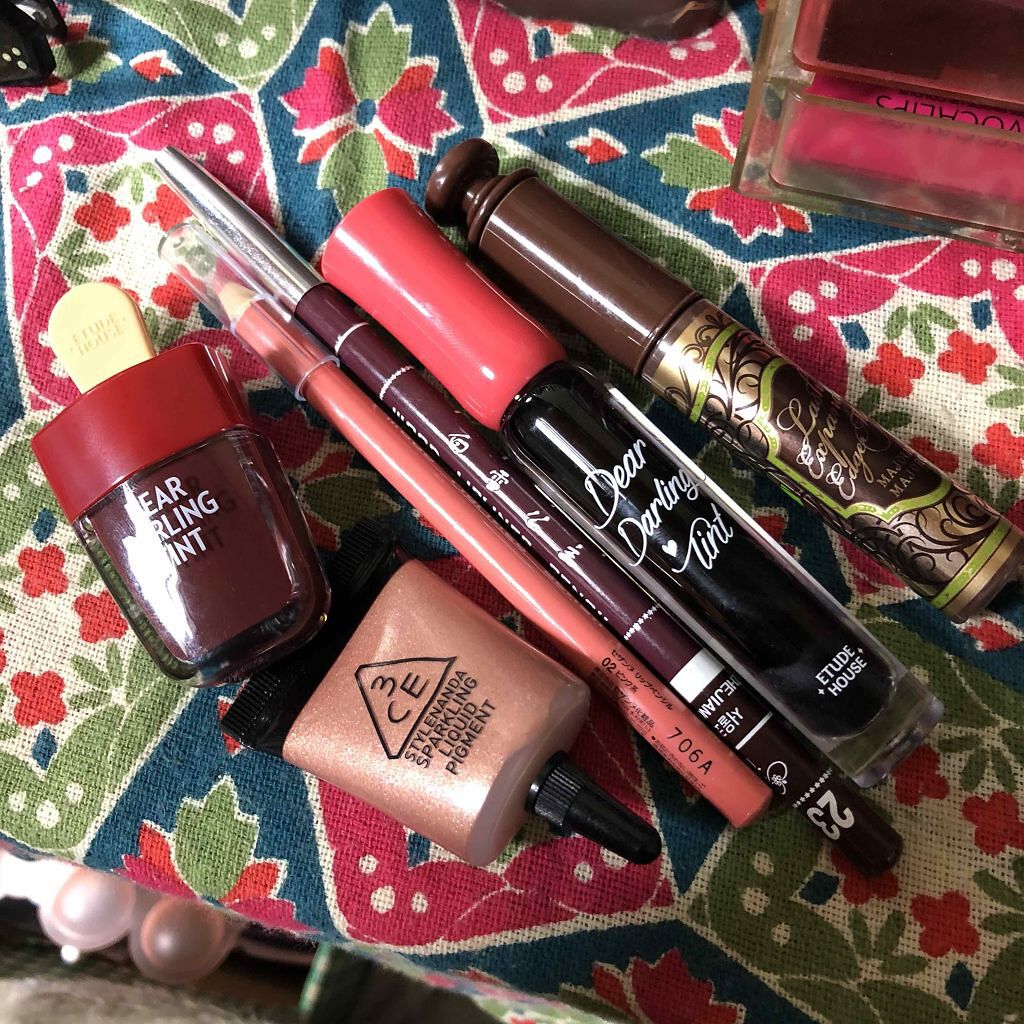 ディアダーリン ウォータージェルティント （アイスティント）/ETUDE/口紅を使ったクチコミ（1枚目）