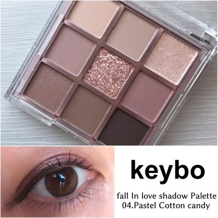 KEYBO FALL IN LOVE SHADOW PALETTE/keybo/アイシャドウパレットを使ったクチコミ(1枚目)
