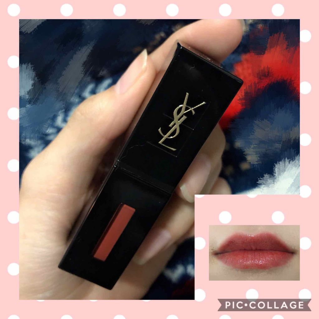 ルージュ ピュールクチュール ヴェルニ ヴィニルクリーム/YVES SAINT LAURENT BEAUTE/口紅を使ったクチコミ(1枚目)