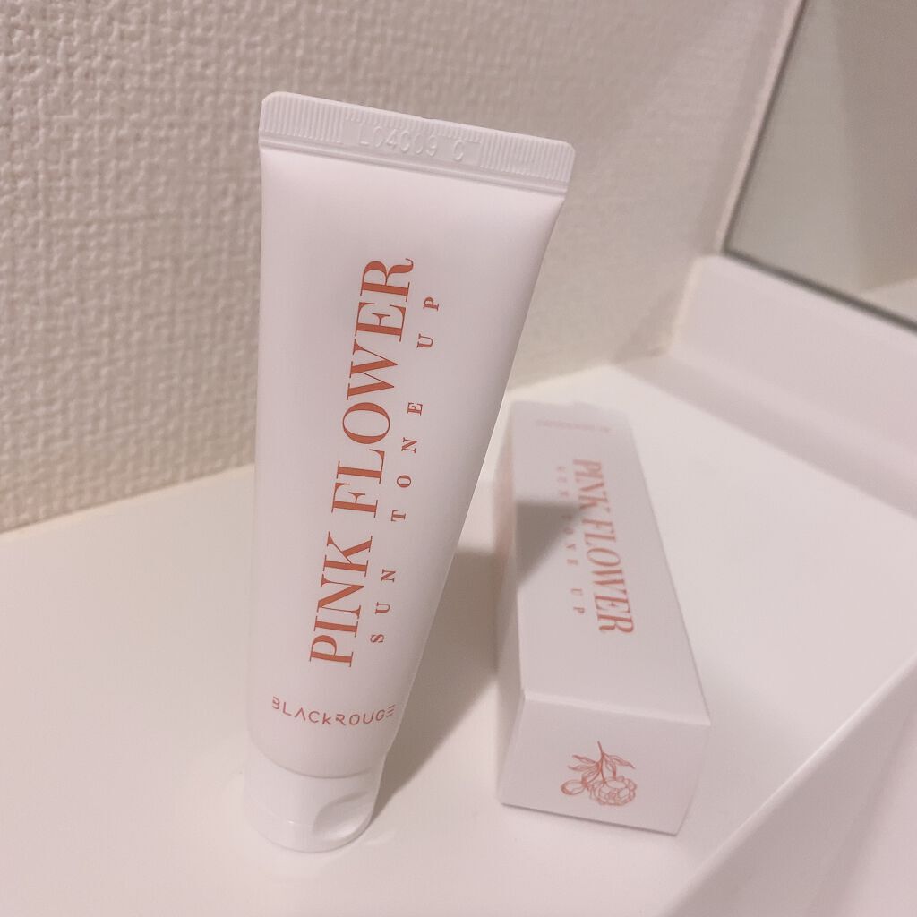 PINK FLOWER SUN TONE UP/BLACK ROUGE/日焼け止めクリームを使ったクチコミ(5枚目)