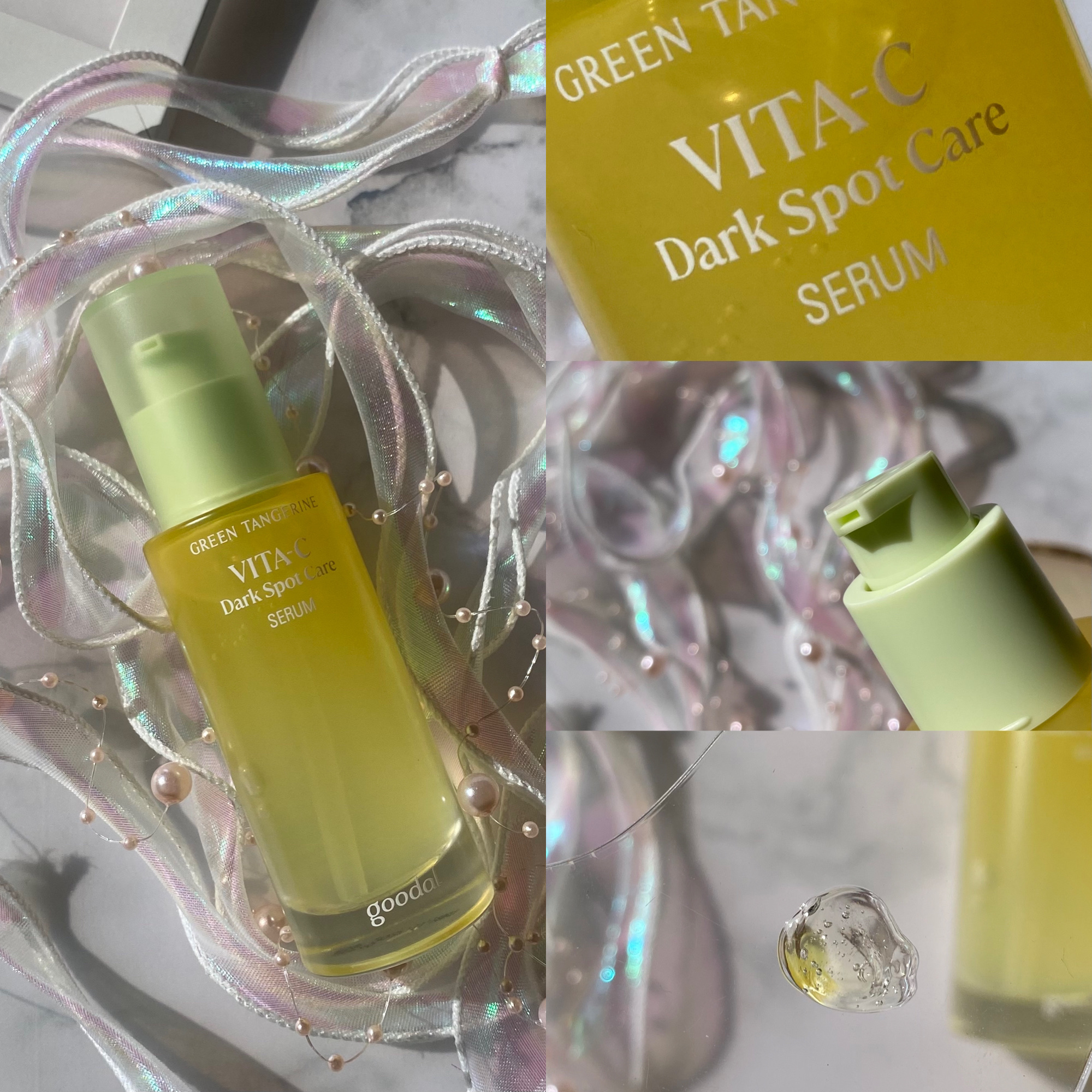 グリーンタンジェリン ビタC ダークスポットケアセラム/goodal/美容液を使ったクチコミ（3枚目）