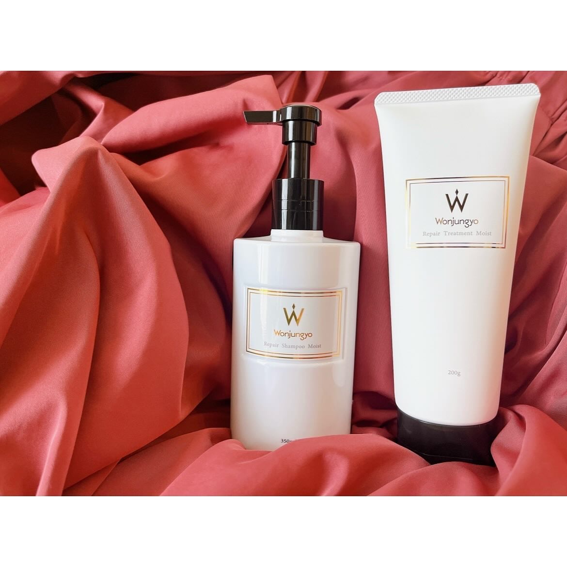 ウォンジョンヨ リペアシャンプー モイスト／リペアトリートメント モイスト/Wonjungyo/市販シャンプーを使ったクチコミ（1枚目）