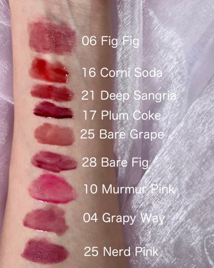 ジューシーラスティングティント/rom&nd/リップティントを使ったクチコミ(2枚目)