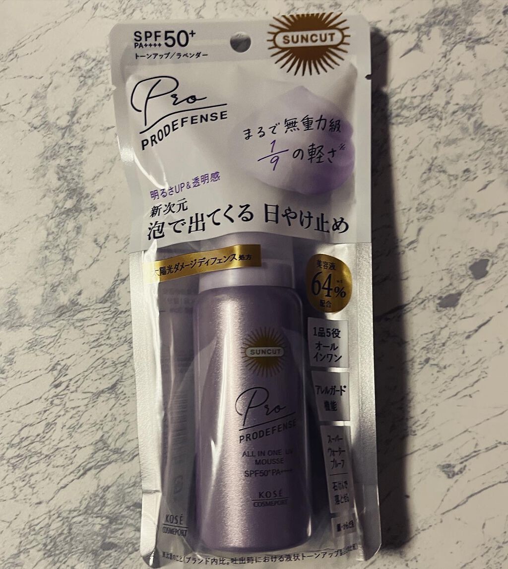 プロディフェンス オールインワンUV ムース/サンカット®/日焼け止めクリームを使ったクチコミ（1枚目）
