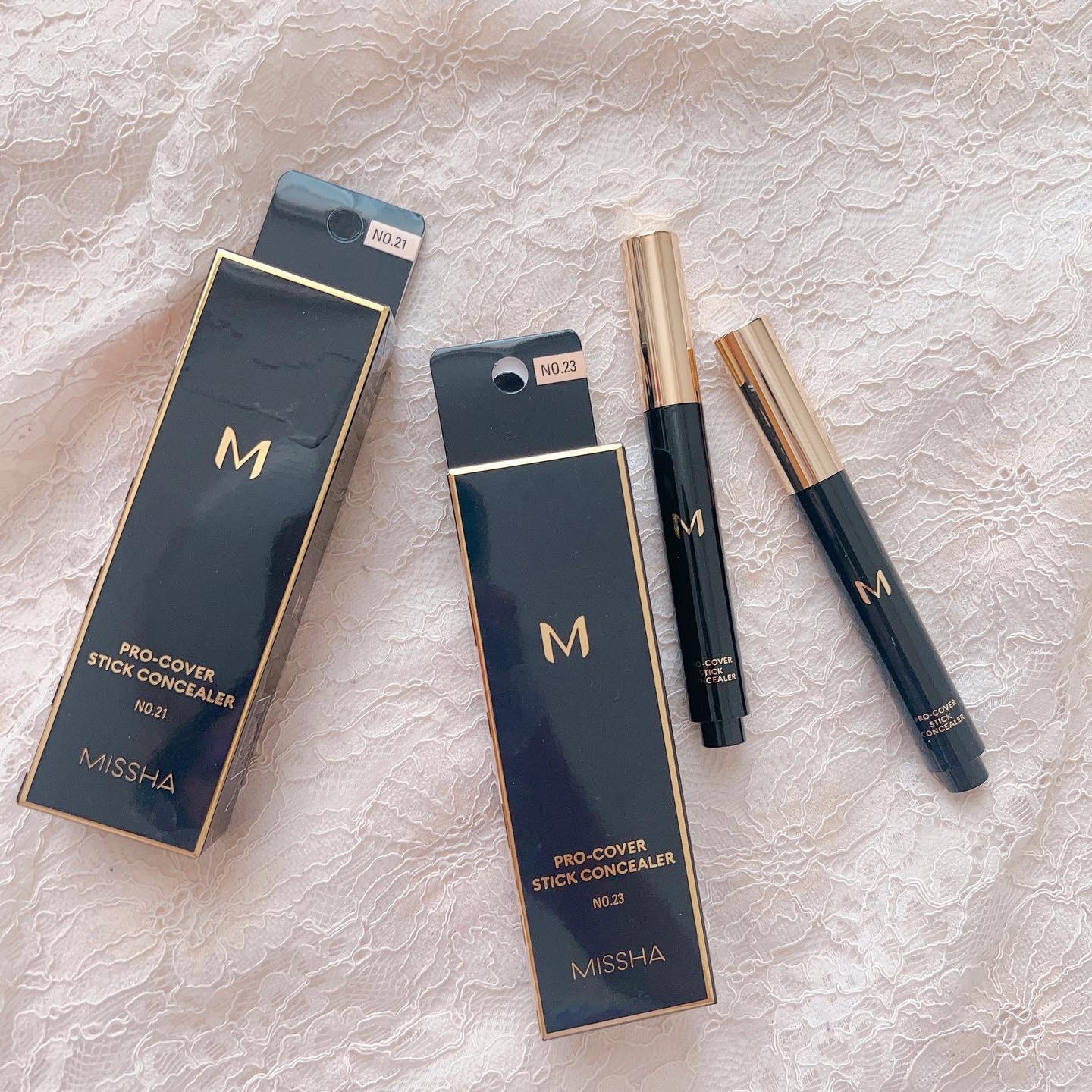 Ｍ プロカバー スティックコンシーラー 23 ナチュラルベージュ/MISSHA/スティックコンシーラーを使ったクチコミ（2枚目）