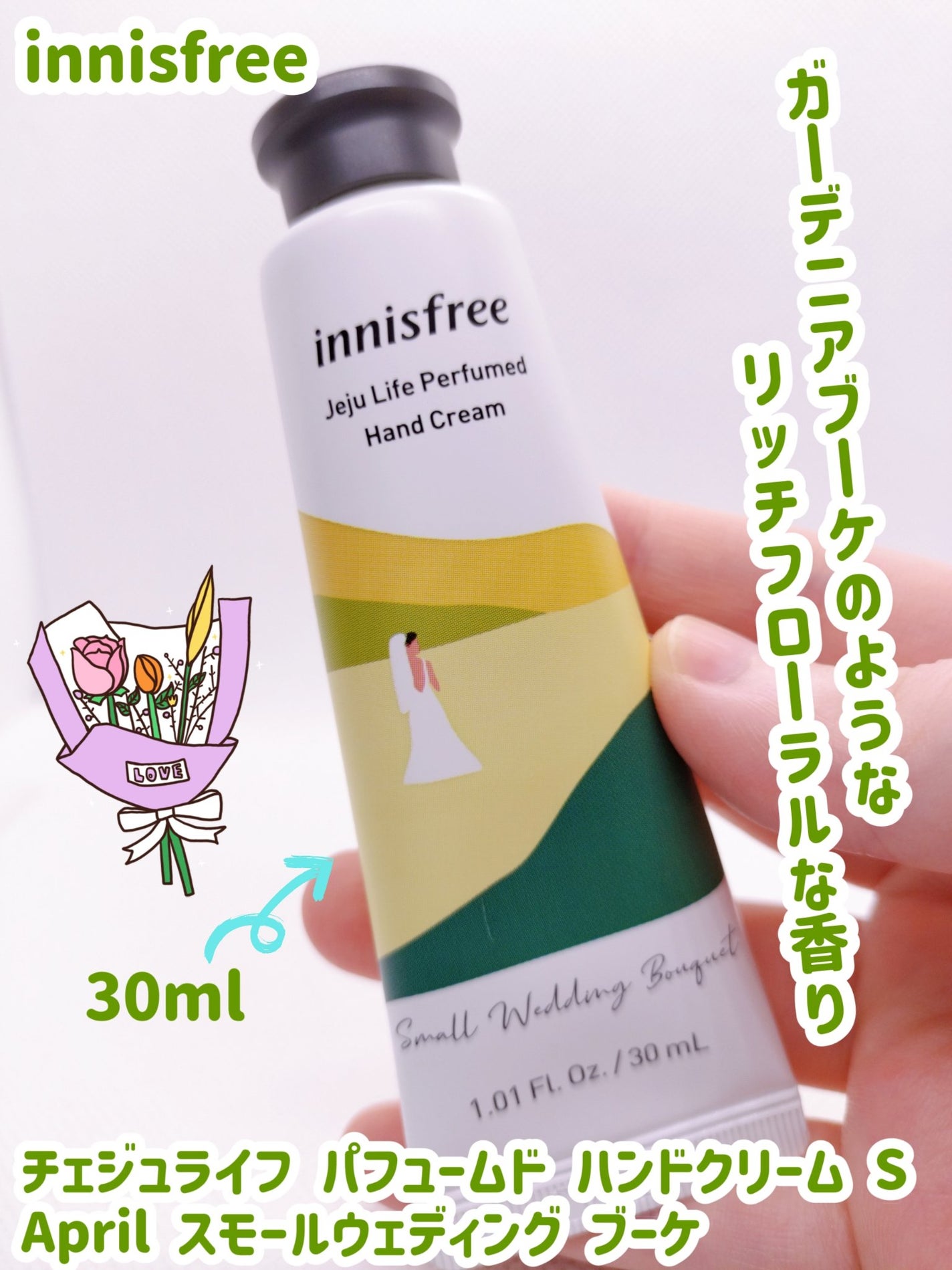 チェジュライフ パフュームド ハンドクリーム N/innisfree/ハンドクリームを使ったクチコミ(1枚目)