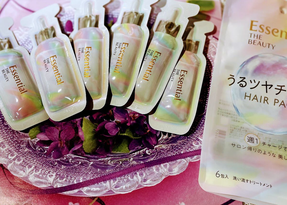 ザビューティ うるツヤチャージヘアパック/エッセンシャル/ヘアマスク・ヘアパックを使ったクチコミ（3枚目）