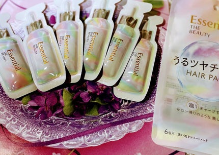 ザビューティ うるツヤチャージヘアパック/エッセンシャル/ヘアマスク・ヘアパックを使ったクチコミ(2枚目)