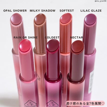 3CE シャインリフレクター/3CE/口紅を使ったクチコミ(4枚目)