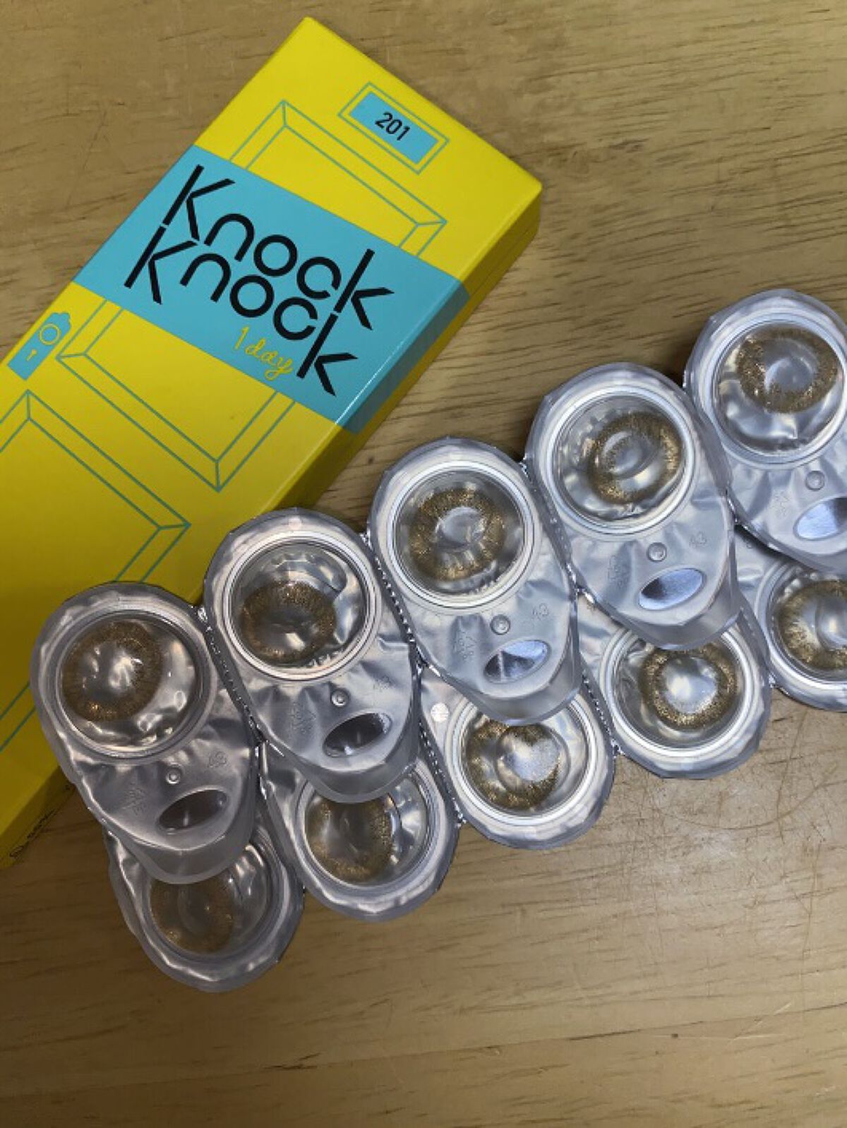 knock knock/SHOBIDO/カラーコンタクトレンズを使ったクチコミ（1枚目）