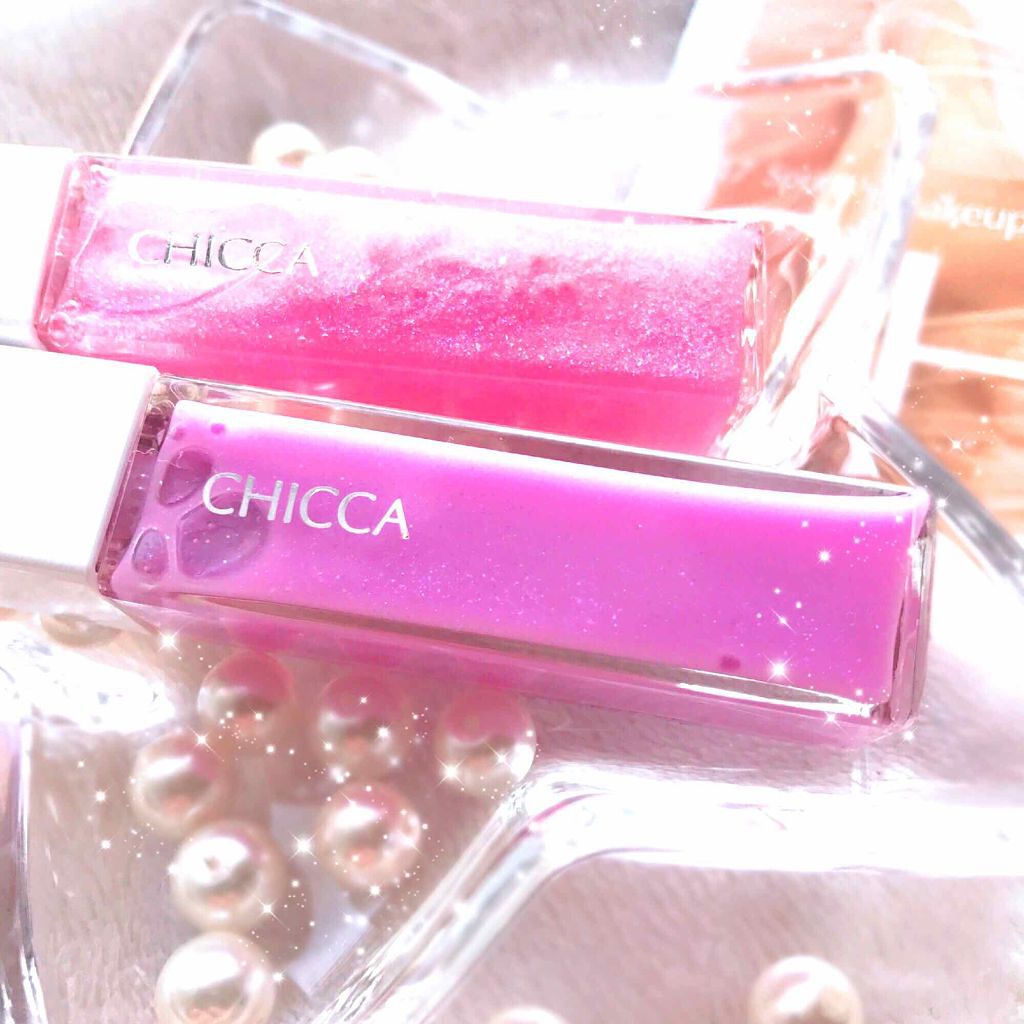 メスメリック グロスオン/CHICCA/リップグロスを使ったクチコミ（1枚目）