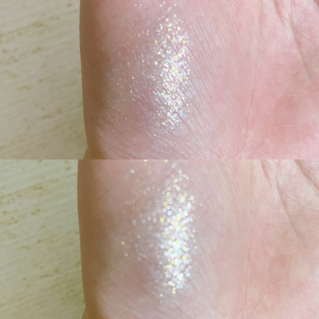 グリッター シャドウ カラー/rom&nd/グリッターを使ったクチコミ（3枚目）