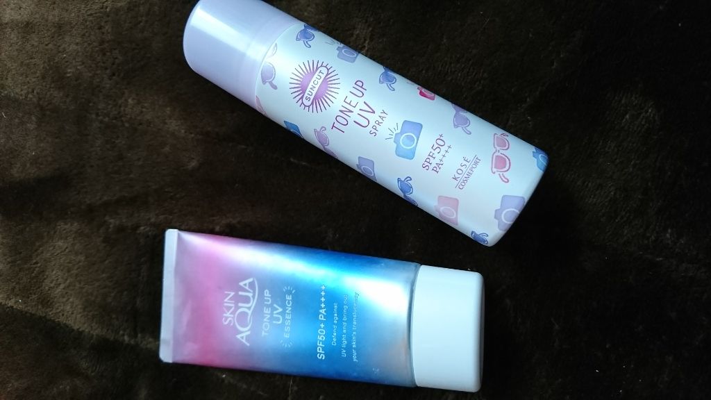トーンアップUV スプレー/サンカット®/日焼け止め・UVケアを使ったクチコミ（1枚目）