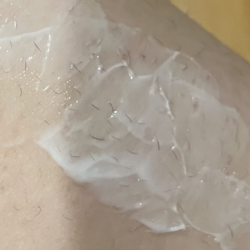 パイナップル豆乳除毛クリーム/鈴木ハーブ研究所/除毛クリームを使ったクチコミ（3枚目）