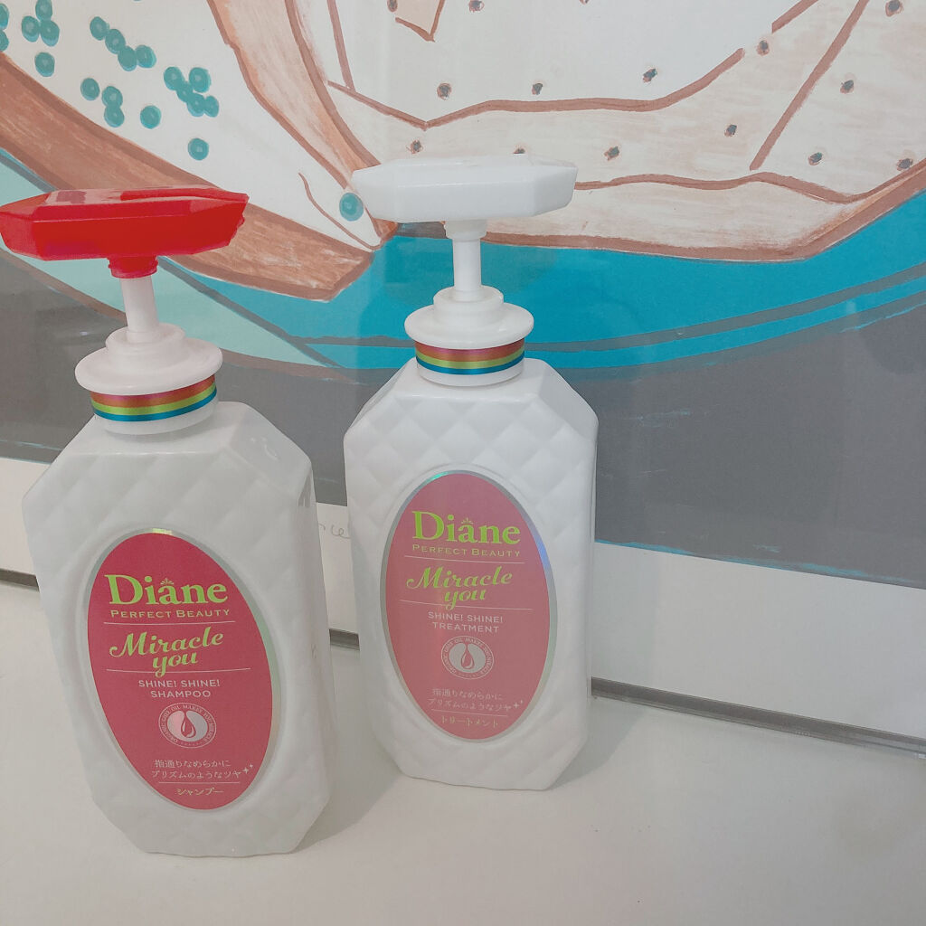 シャインシャイン/シャンプー＆トリートメント/ダイアン/市販シャンプーを使ったクチコミ（1枚目）