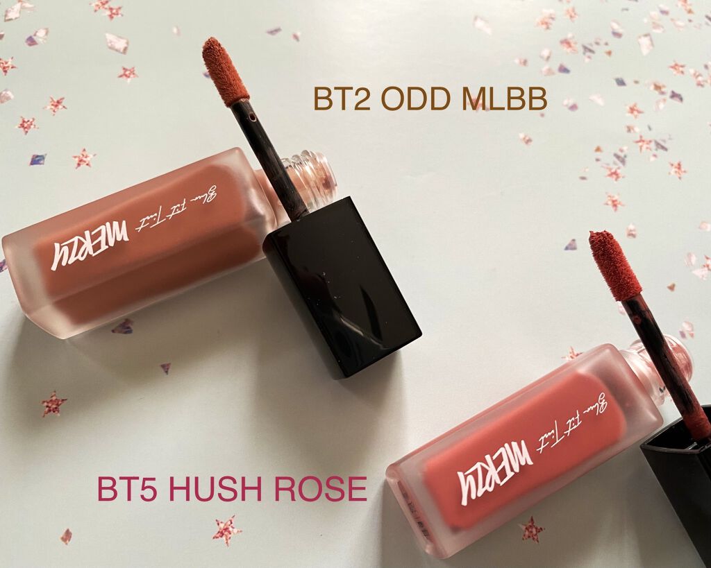 ブラー フィット ティント/MERZY/リップティントを使ったクチコミ（2枚目）