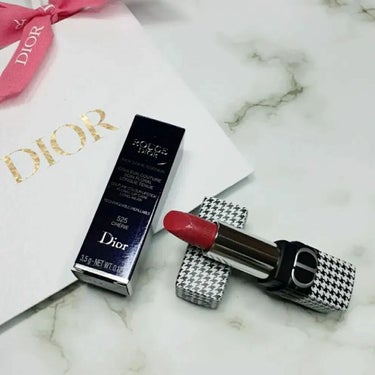 ルージュ ディオール 525 シェリー メタリック<ニュー ルック エディション>（生産終了）/Dior/口紅を使ったクチコミ（1枚目）