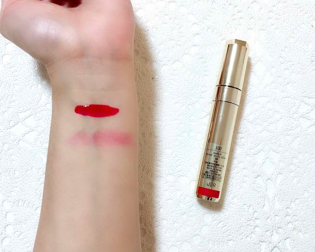 エレガンス リクイッド ルージュ ビジュー/Elégance/口紅を使ったクチコミ（2枚目）