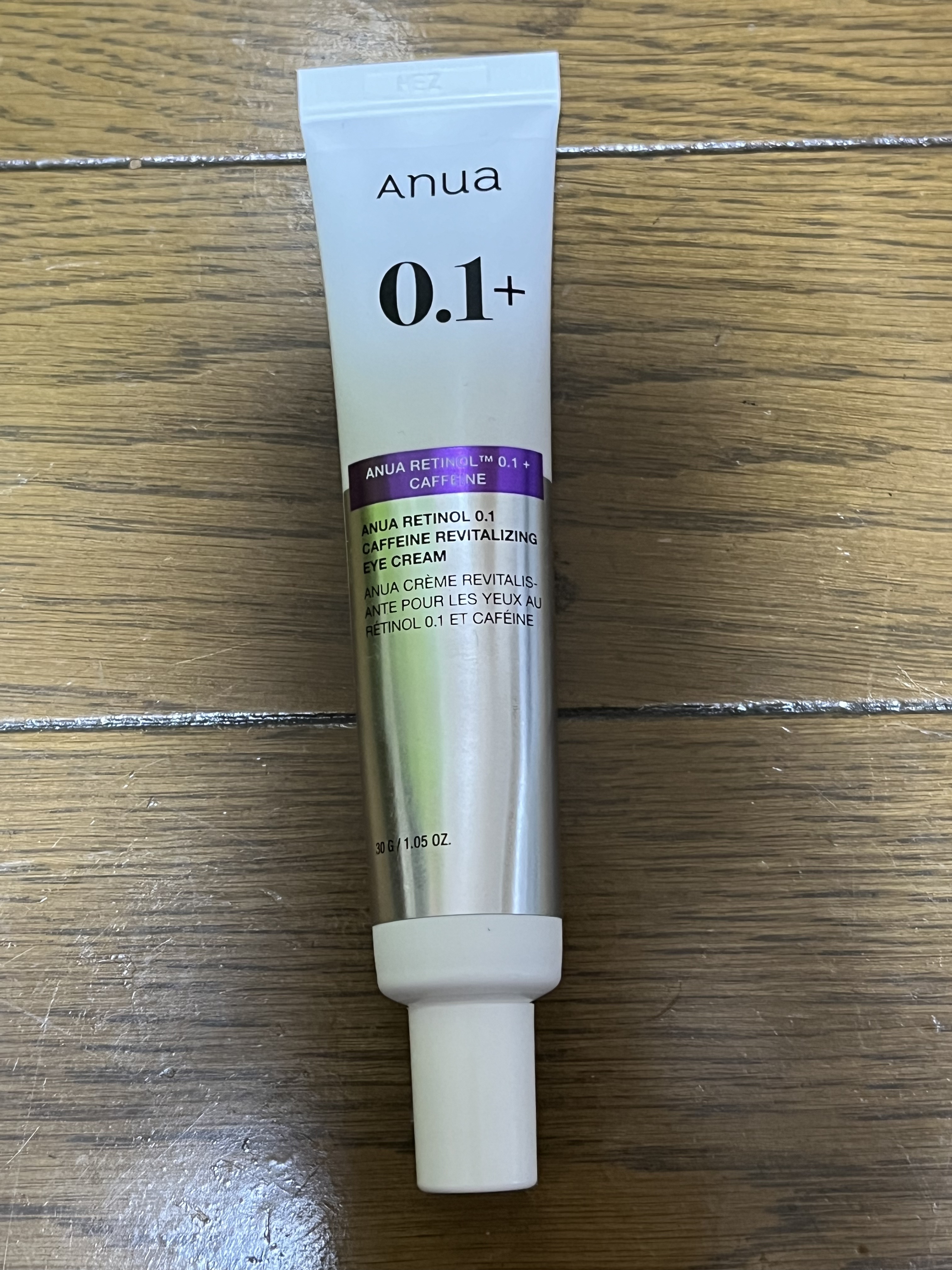 レチノール 0.1 カフェイン リバイタライジング アイクリーム/Anua/アイケア・アイクリームを使ったクチコミ（1枚目）