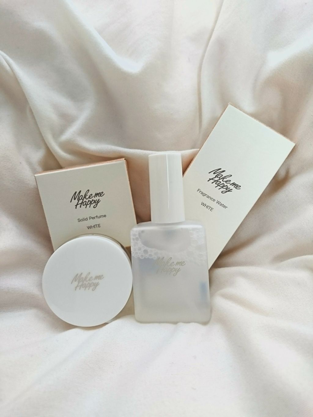 メイクミーハッピー ソリッドパフューム WHITE/キャンメイク/練り香水を使ったクチコミ（1枚目）