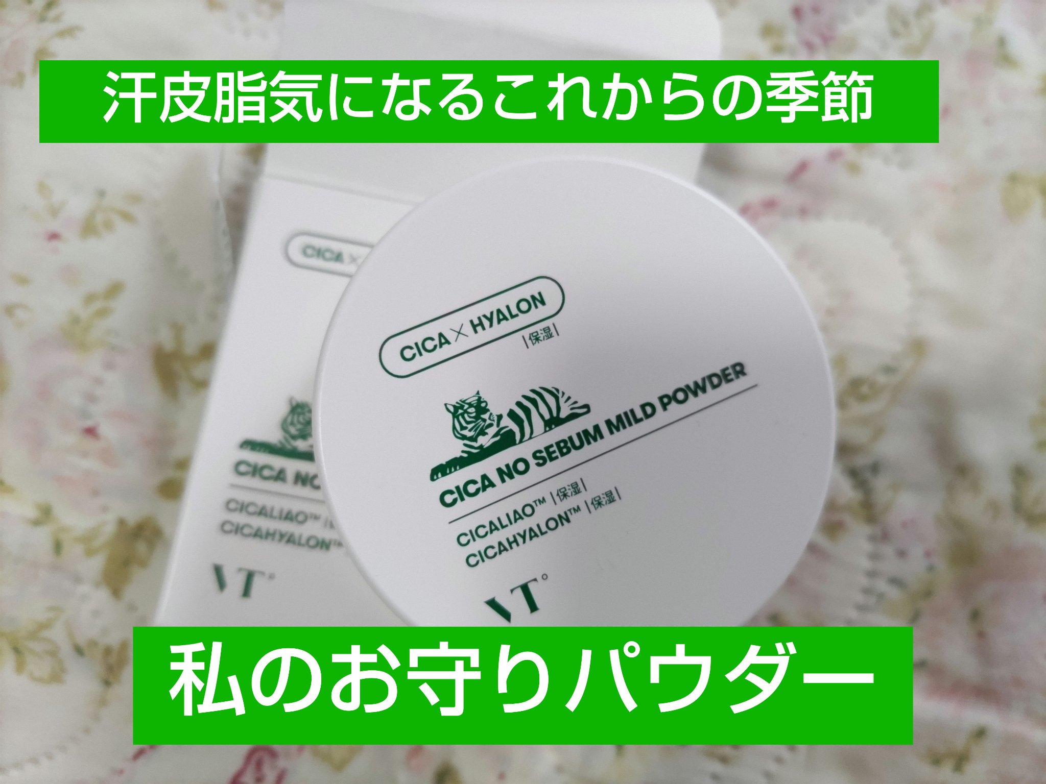 【汗皮脂吸い取る】パウダー始めた【小さいお守り】

冬が終わり、今年は一気に真夏日が来ましたね。早いですね。あれ、春はどこに……？
乾燥肌なので、皮脂ブロック用パウダーは冬場仕舞っていましたが、今年初めて引っ張り出して使うことにしました。
