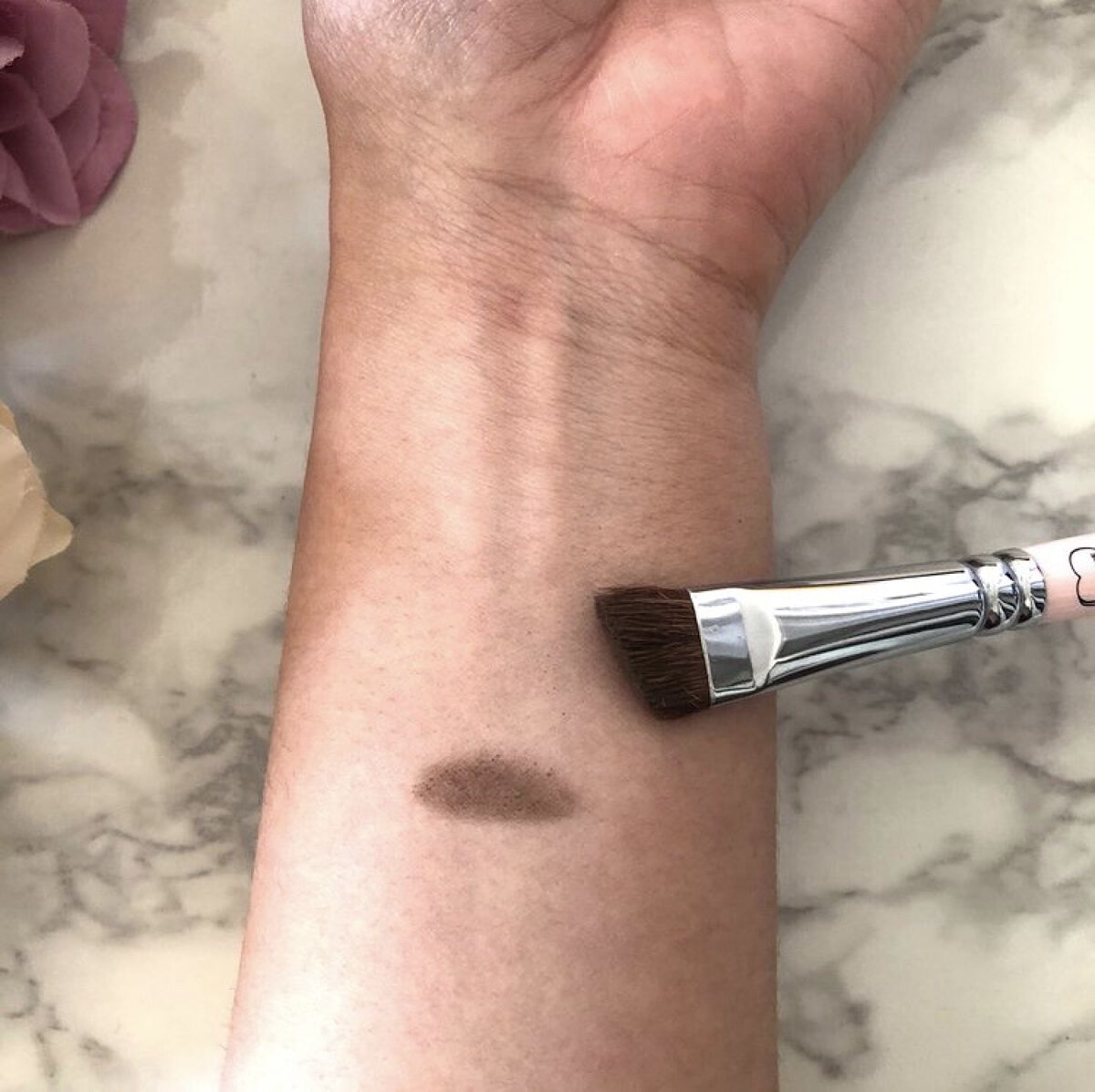 フーミー　アイブロウブラシ 熊野筆/WHOMEE/メイクブラシを使ったクチコミ（2枚目）