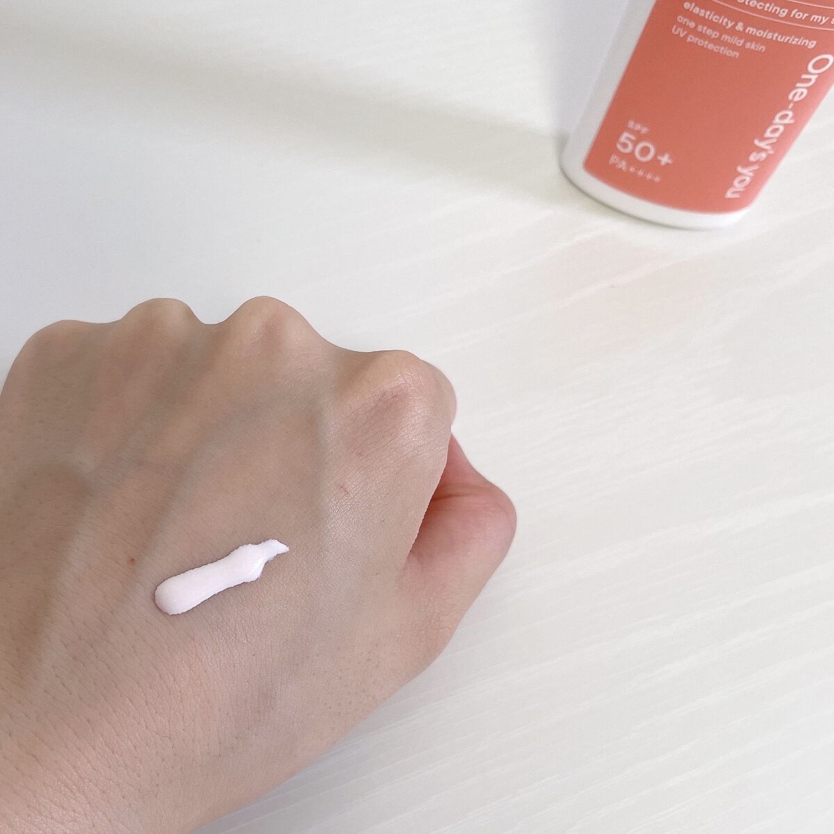 リアルコラーゲンサンエッセンス/One-day's you/日焼け止めローションを使ったクチコミ（2枚目）