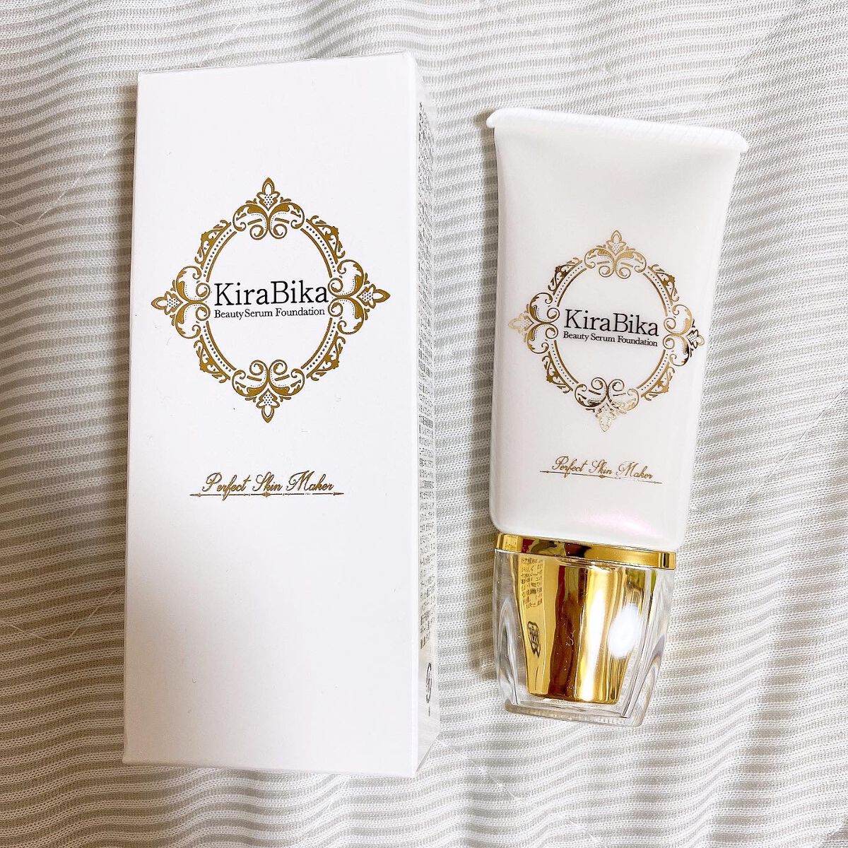 きらびか　ビューティーセラムファンデーション/KiraBika/リキッドファンデーションを使ったクチコミ（1枚目）