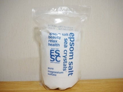 シークリスタルス エプソムソルト オリジナル/sea crystals/無機塩系入浴剤を使ったクチコミ(1枚目)