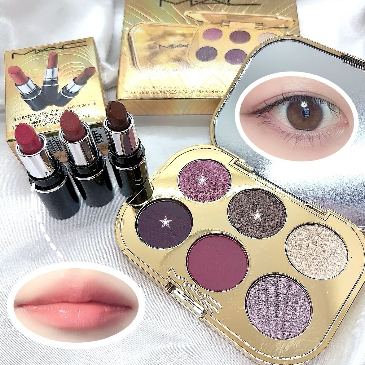 トレジャー アイシャドウ パレット ×6/M・A・C/アイシャドウパレットを使ったクチコミ（2枚目）