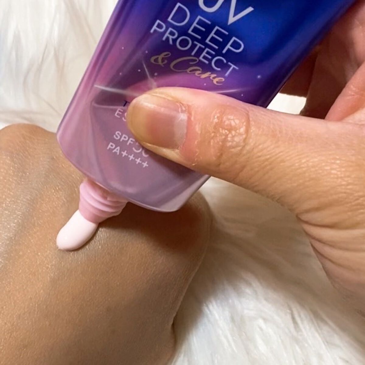 ニベアUV ディープ プロテクト＆ケア トーンアップ エッセンス/ニベア/日焼け止めローションを使ったクチコミ（2枚目）