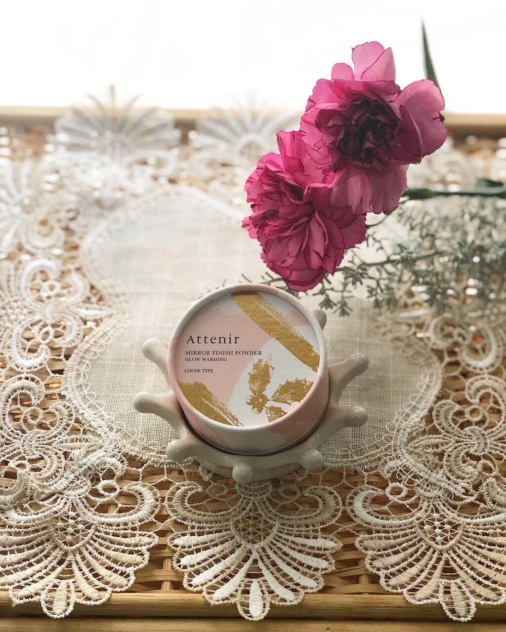 ミラーフィニッシュパウダー <ルースタイプ>/アテニア/ルースパウダーを使ったクチコミ(1枚目)