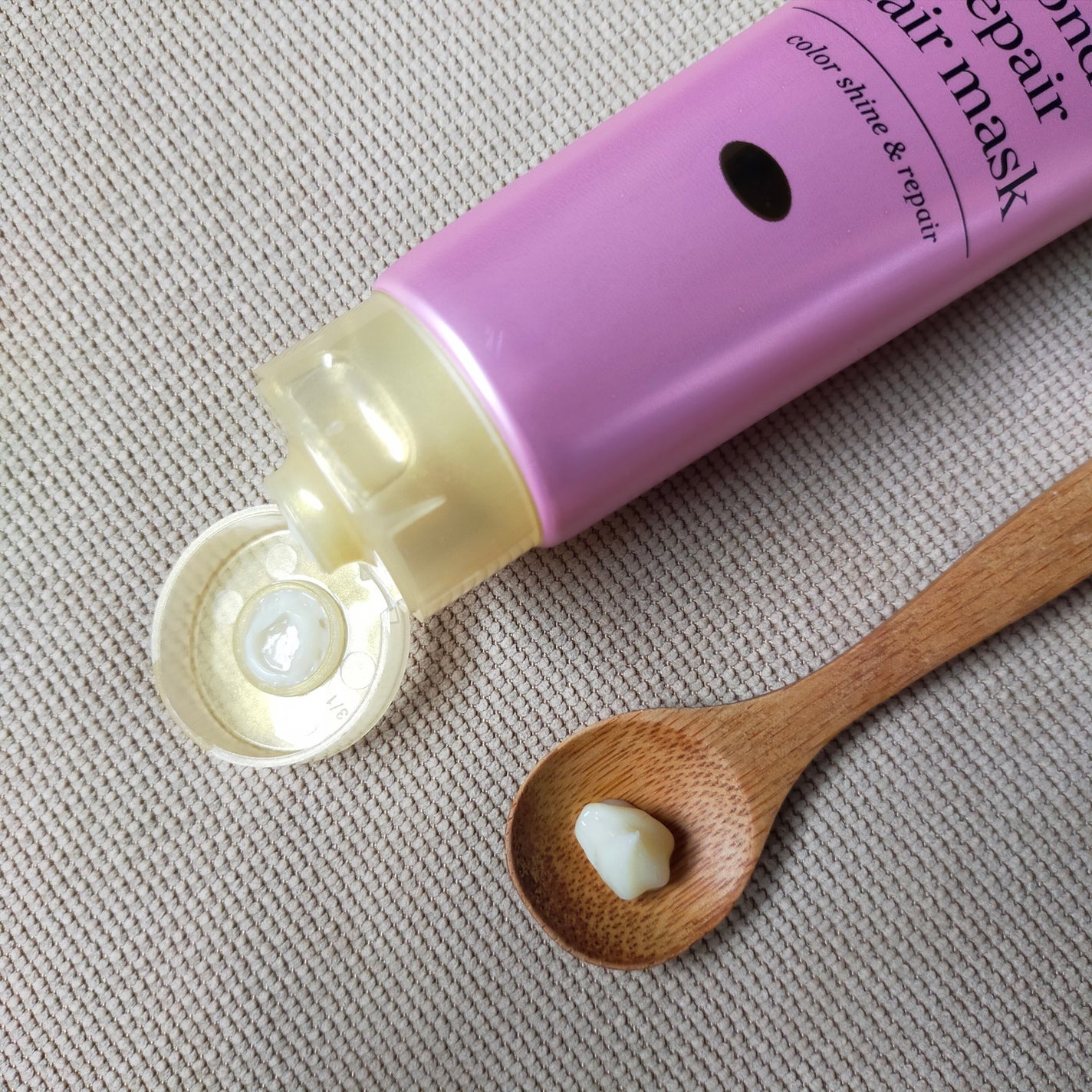 ボンドリペアシリーズ カラーシャイン&リペア ヘアマスク/パンテーン/ヘアマスク・ヘアパックを使ったクチコミ(2枚目)