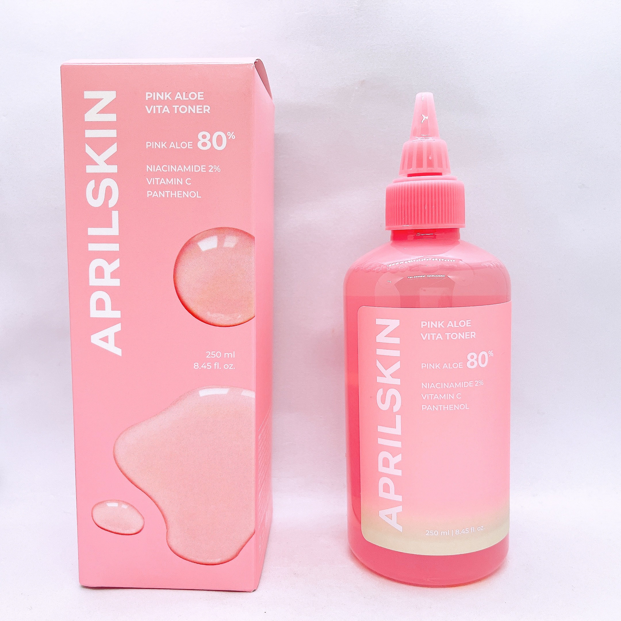 ピンクアロエビタトナー/APRILSKIN/化粧水を使ったクチコミ（1枚目）