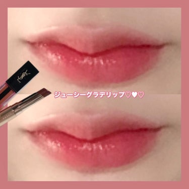 ルージュ ピュールクチュール ヴェルニ ウォーターステイン/YVES SAINT LAURENT BEAUTE/口紅を使ったクチコミ（1枚目）